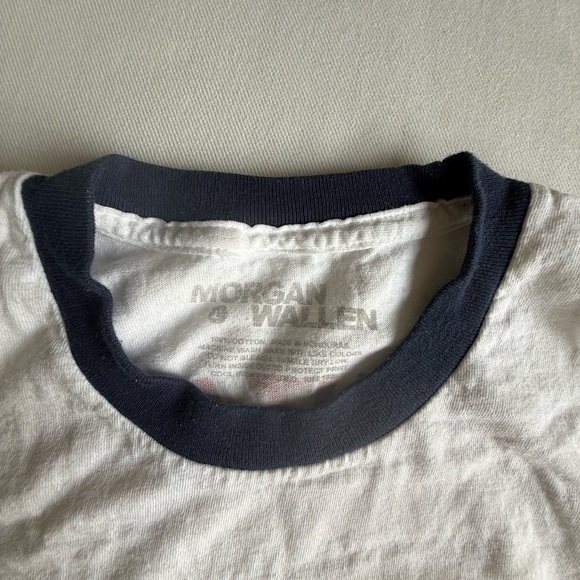 One Night At A Time World Tour White and Red T-Shirt - Picture 5 of 5